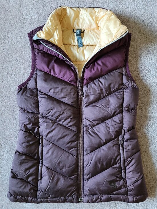 Mountain Hardwear Jackets & Blazers - Mountain Hardwear Ratio Down Vest Q.Shield 650 Fill Purple Plum/Marionberry XS